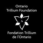 Black background Ontario Trillium Foundation Fondation Trillium de l'Ontario