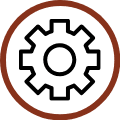 Cog line art